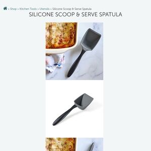 Pampered Chef Silicone Scoop And Serve Spatula